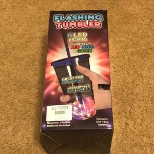 NWOT Flashing Tumbler